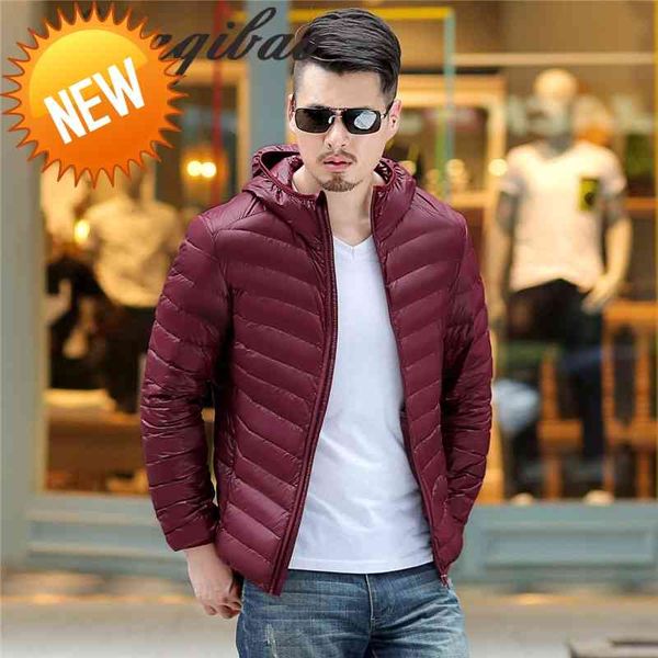 

genuine thin down jacket men 's lovers fall and winter in the elderly ultra - lightweight, Black