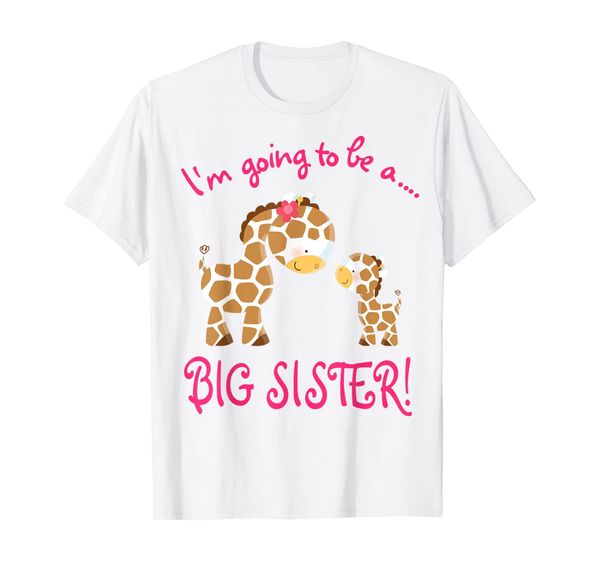 

cute shirts: i'm going to be a big sister giraffe t-shirt, White;black