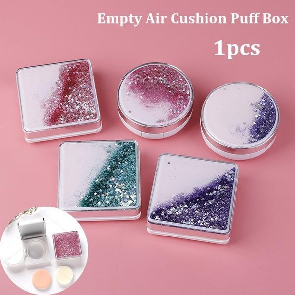 

bathroom storage & organization 1x diy bb cream air cushion foundation empty container box holder dressing case