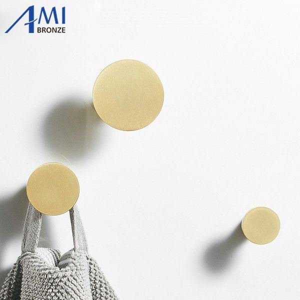 

robe hooks brass hook brushed clothes wall mounted bathroom accessories hanger door