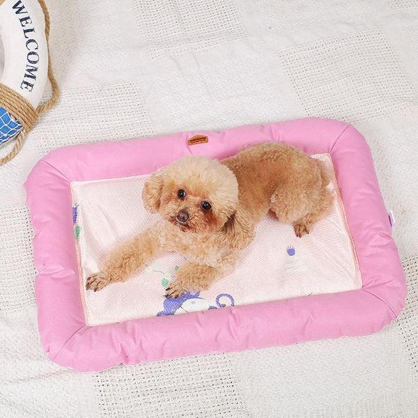 

soft ice silk pet mat dog bed winter thicken warm cat blanket puppy sleeping cover towel cushion for small medium large dogs kennels & pens