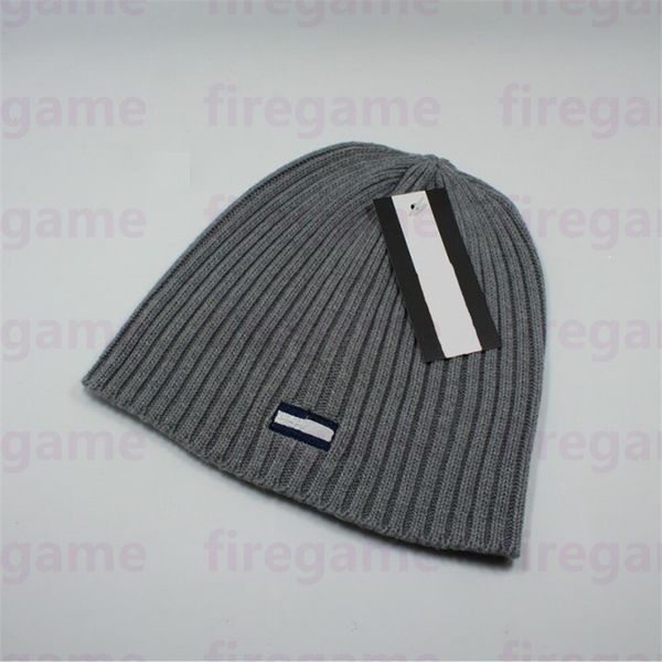 

designer knit hats winter autumn warm wool stretch cap soft comfortable outdoor windproof skull hat 5 color, Blue;gray
