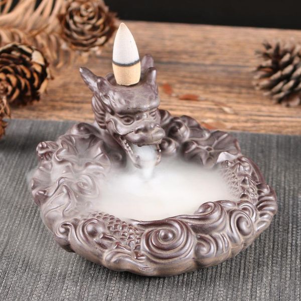 

fragrance lamps incense holder cone backflow fountain blackflow burner bakoor oil