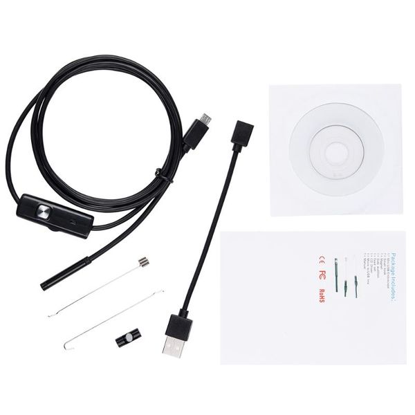 

cell phone repairing tools lens endoscope hd 480p usb otg snake waterproof inspection pipe camera borescope for android pc