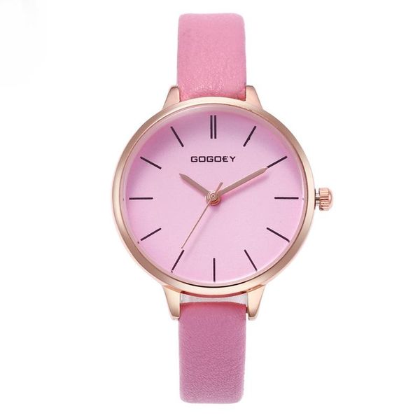 

wristwatches women watches candy color simple fashion wristwatch waterproof leather strap clock relojes para mujer zegarek frete gratis, Slivery;brown