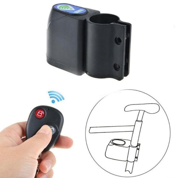 

bike locks anti-theft lock cycling security wireless remote control vibration alarm 105db bicycle access