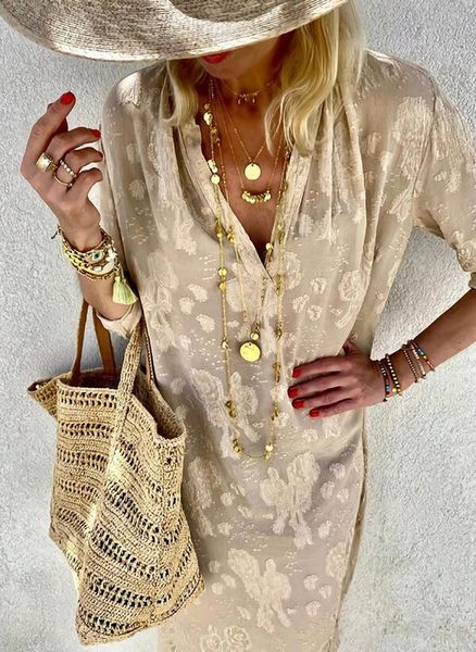 

women's t shirt quick sale 2021 autumn flower cotton splicing long drs, White