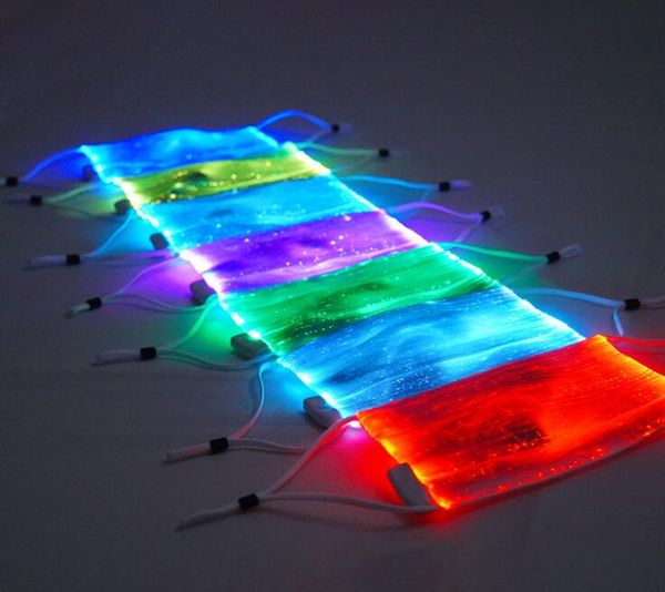 

fast dhl inventory led luminous mask, pm2.5 filter element, 7-color party mask