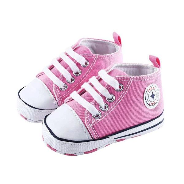 

first walkers itaar children's toddler shoes born baby boys and girls beginners soft non-slip casual canvas bed