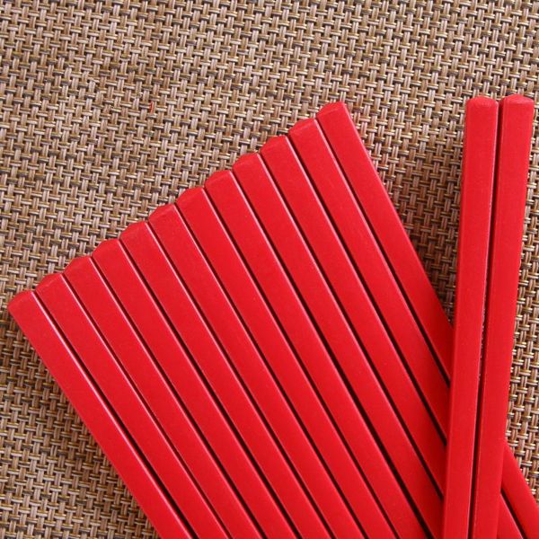 

color red alloy chopsticks el household daily necessities pot