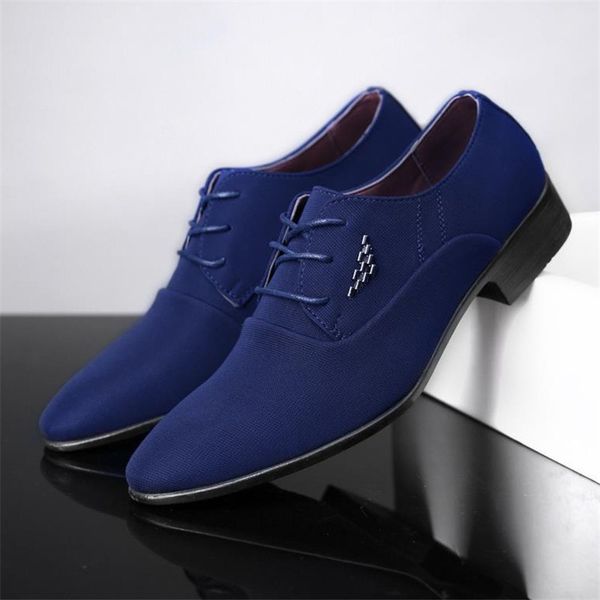 

dress shoes mazefeng luxury brand classic oxford for men breather canvas formal wedding herren schuhe sepatu inf4, Black