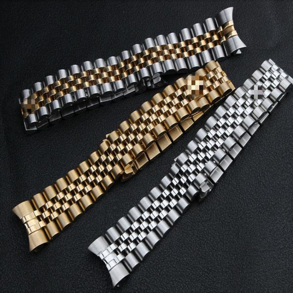 

watch bands changlong accessories strap labor when steel belt log-shaped 116233 oyster perpetual chain 20 mm, Black;brown