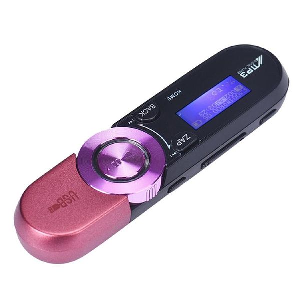 

& mp4 players lcd usb card mp3 player 16 gb screen radio music fm tv flash (pink)