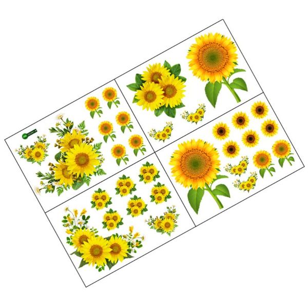 

window stickers 1 set of 4pcs wall waterproof decals removable
