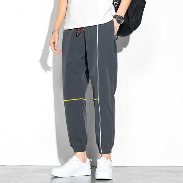 

fashionable men's pants casual sweatpants, Black