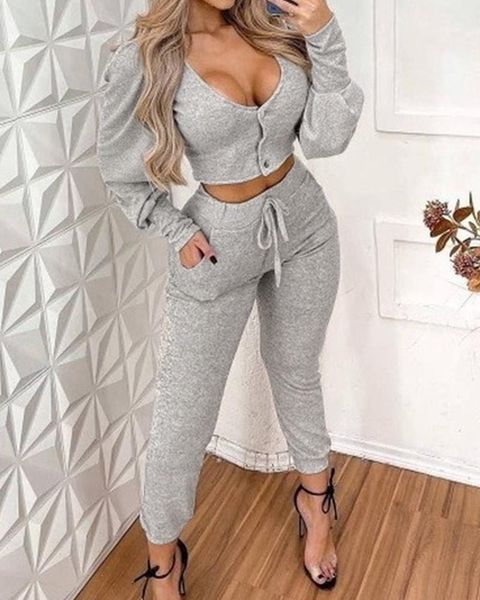 

women's two piece pants fashion tracksuits women 2 set elegant spring autumn two-piece suit sets female stylish coat & pant ropa mujer, White