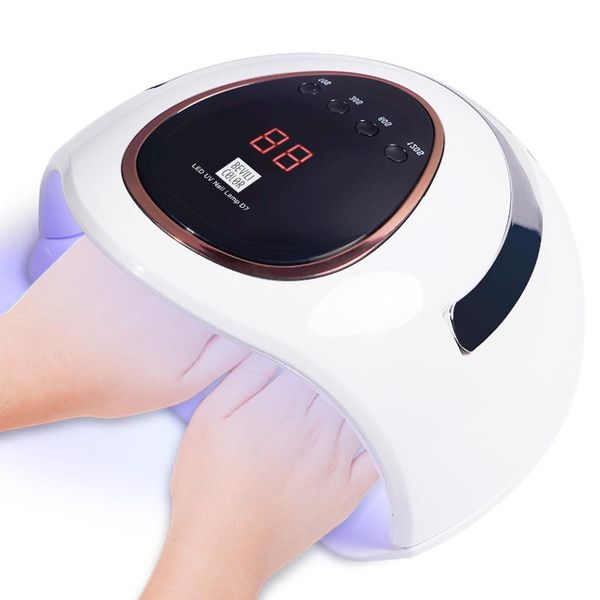 

nail dryers high power 192w uv led dryer machine portable home use lamp for quick dry gel polish art tool
