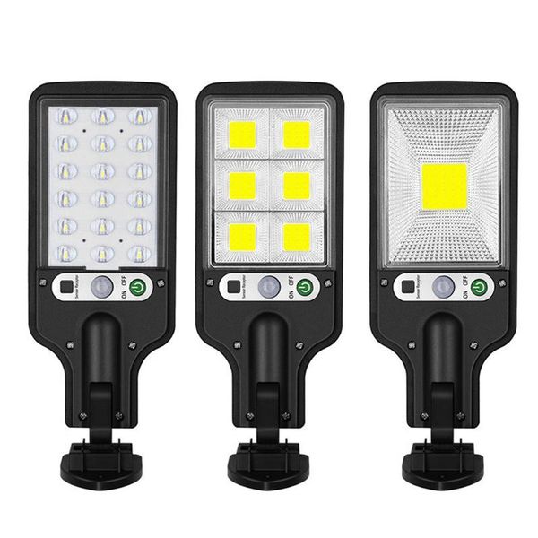 

outdoor wall lamps led solar street lights cob lamp with 3 light mode waterproof motion sensor security lighting for garden patio