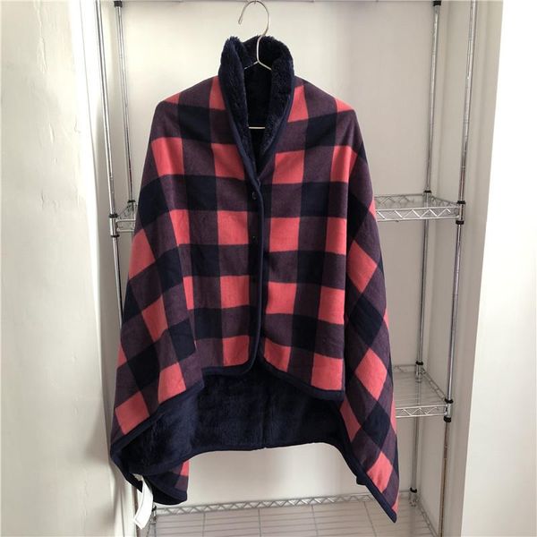 

spring and autumn models multifunctional shawl blanket, woolen knitted blanket blankets