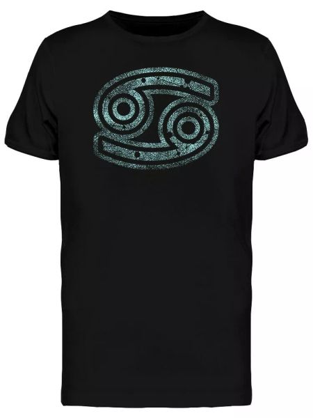 

zodiac symbol sign of the crab men's tee -image by shutterstock, White;black