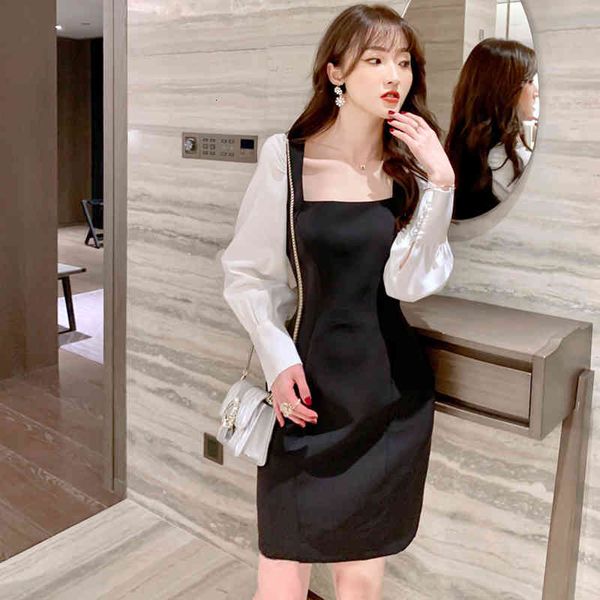 

arrival fashion midi spring ol professional temperament black white couture manga fine pencil dress, Black;gray