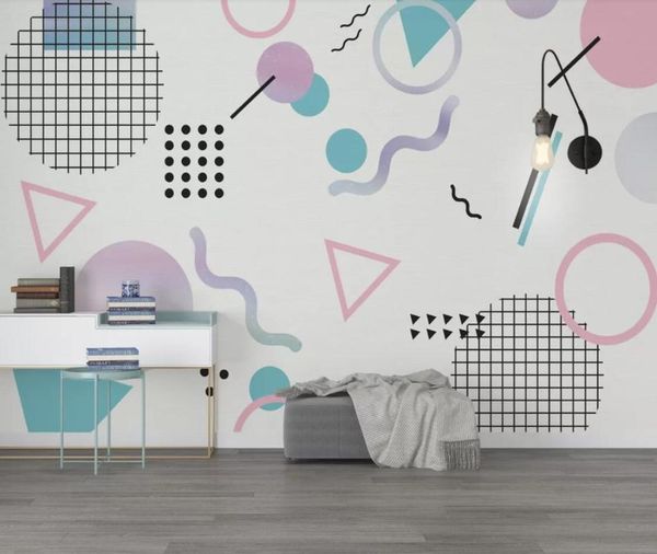 

wallpapers 3d abstract geometric wall papers for walls 3 d mural bedroom backdrop po contact paper custom