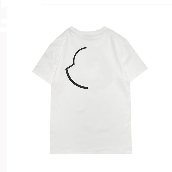 

21ss designer tide t shirts chest letter laminated print short sleeve high street loose oversize casual t-shirt 100% pure cotton for men an, White;black