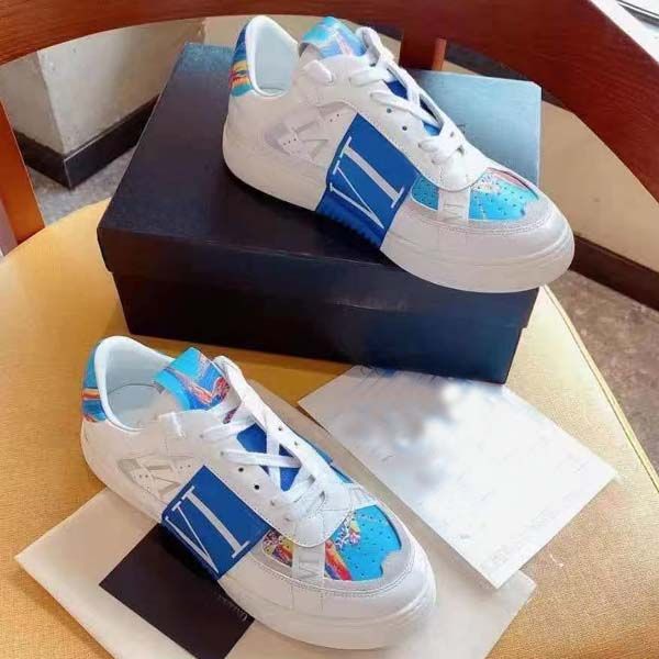 

2021 luxury classic mens women outdoor sport casual shoes multicolor series floral sports shoe size34-46 with box, Black