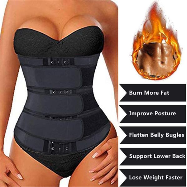 

women's shapers postpartum waist trainer shapewear fitness curves body shaping belly slimming workout corset cincher belt for weight lo, Black;white