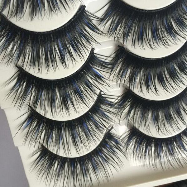 

false eyelashes multi-layer dense extension type stage art 5 pairs