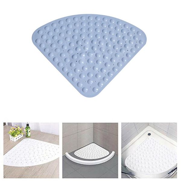 

bath mats corner shower mat non slip pad quadrant sector rubber anti-bacterial