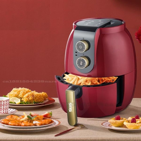 

air fryers fryer home oil-2.6l high-power double pot multi-function fully automatic all-in-one intelligent