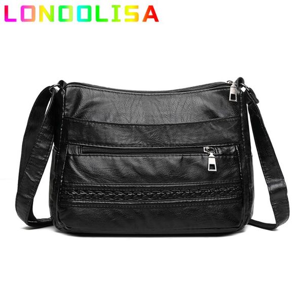 

evening bags casual soft pu leather ladies shoulder messenger bag luxury handbags women designer small crossbody for 2021 sac