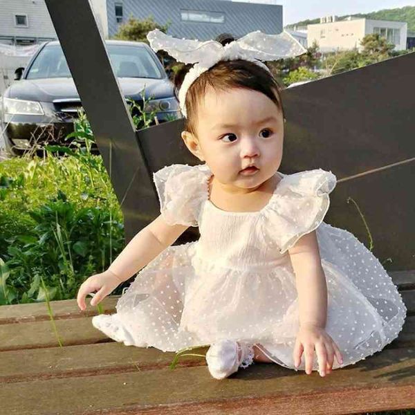 Summer Baby Girls Princess Dress Girl panno bambina abiti da festa e matrimonio 210515
