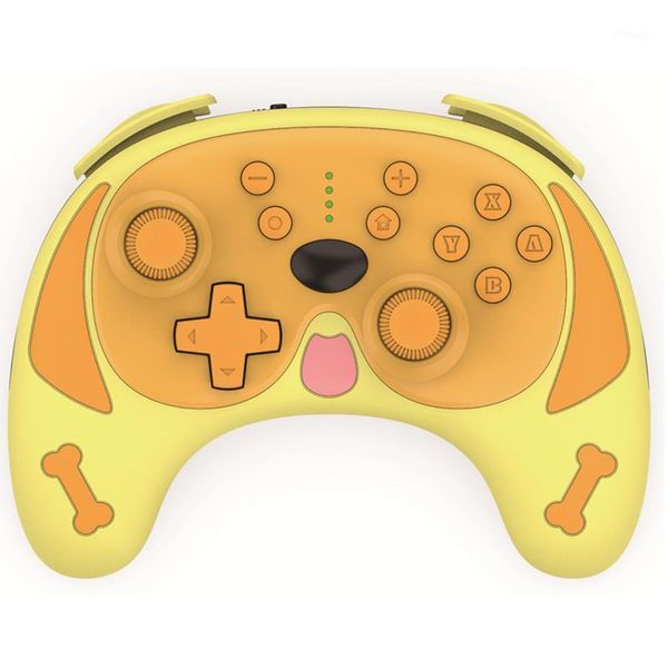 

game controllers & joysticks for ninendo switch pro wireless controller cute dog shaped bluetooth gamepad with 6-axis gyro dual motor vibrat