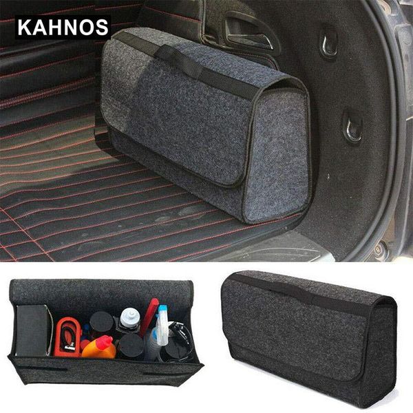 

car organizer bag trunk woolen felt stowing tidying container waterproof accessories