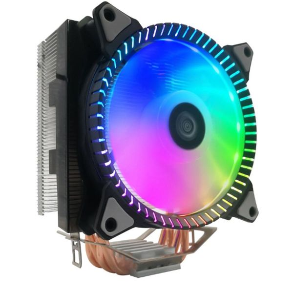 

storm 4 heat pipe radiator tower copper tube cpu fan 12cm luminous (magic sky wheel) computer cables & connectors