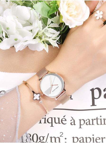 

wristwatches japanese original movement ladies simple atmosphere waterproof quartz watch korean network belt temperament literary style fash, Slivery;brown