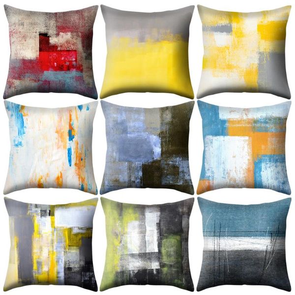 

cushion/decorative pillow abstract velvet cushion cover geometric cases home decoration throw funda cojin decor for sofa living room