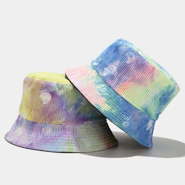 

fisherman hat buy one get ladies outdoor sunscreen tie-dye flower corduroy pot for fall/winter on amazon wide brim hats, Blue;gray
