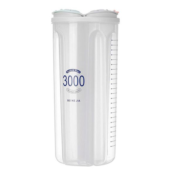 

1pc storage box grains sealed can 4 compartment container bottles & jars