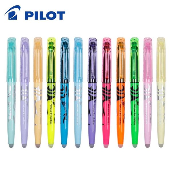 

gel pens pilot brand colored erasable highlighter art marker pen fluorescent school stationery office supplies sw-fl