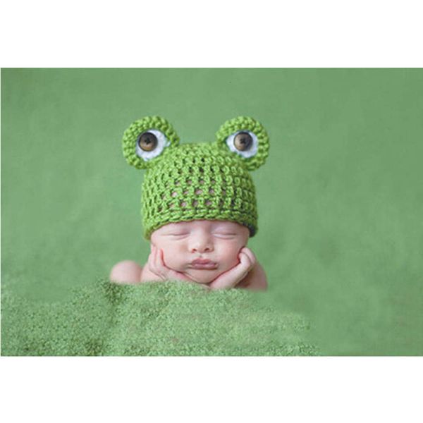 

frog wool hat handmade baby hat handmade 100 day boy and girl baby full moon, Yellow