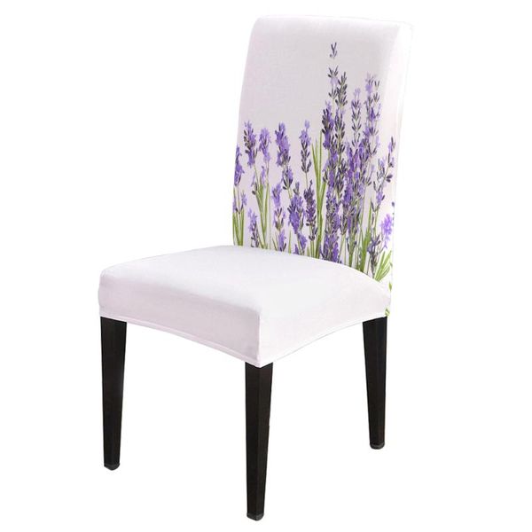 

chair covers purple lavender office cover spandex elastic printing home el wedding dining