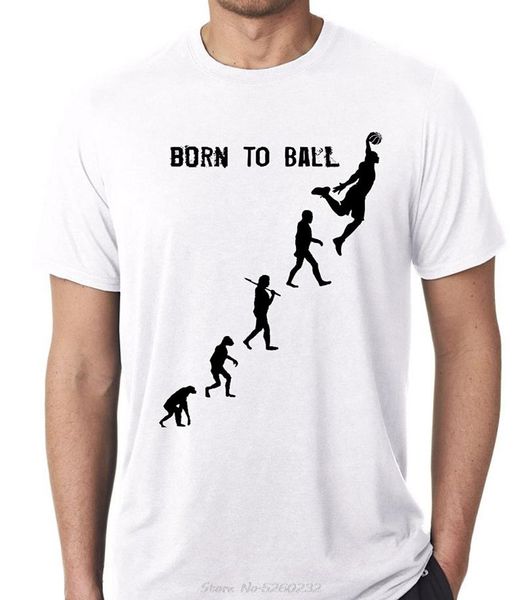 

men's t-shirts men t-shirt's to ball - the evolution of basketballer premium t-shirt fashion t shirts slim fit o-neck tee, White;black