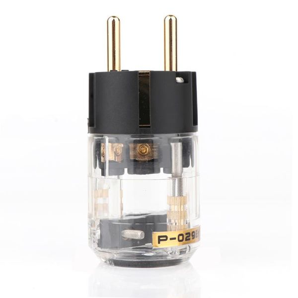

smart power plugs audio plug european stardard connector gold plated male