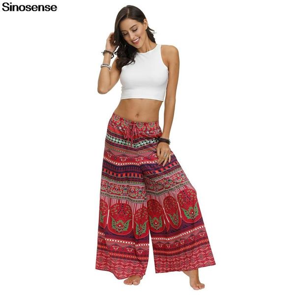 

women palazzo lounge pants 2021 print spring summer high waist wide leg casual sports fitness loose long trousers women's & capris, Black;white