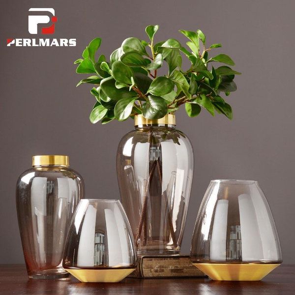 

vases european style creative glass vase deskhydroponics container flower arrangement wedding home decor ornaments