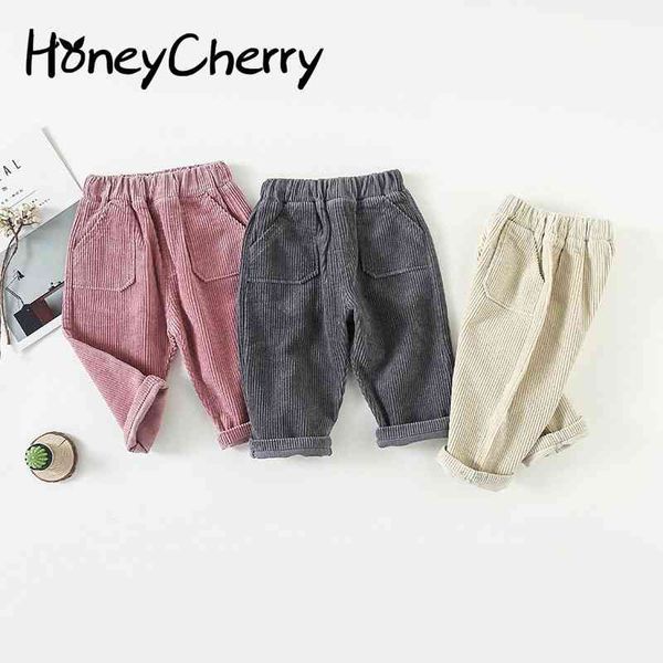 

girls solid color baby pants boy casual girl children harem 210515, Blue