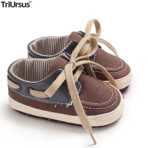 

first walkers baby casual shoes lace up canvas born toddler infant boys girls prewalker shoe for 1 year triursus brand designer crib